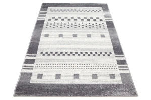 Dywan Loft kremowo-szary 140 cm x 200 cm