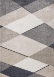 Dywan Mondo Kwadraty Szary 160 cm x 230 cm