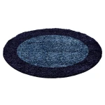 Dywan Shaggy Life granatowy 160 cm x 160 cm koło