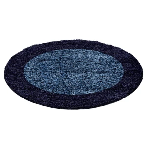 Dywan Shaggy Life granatowy 200 cm x 200 cm koło