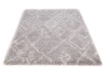 Dywan poliestrowy Dream Romby II Szary 80 cm x 150 cm