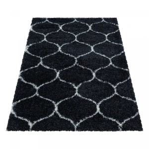 Dywan shaggy Salsa koniczyna antracyt 240 cm x 340 cm  