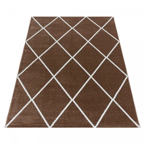Dywan nowoczesny Rio romby ceglany 80 cm x 150 cm