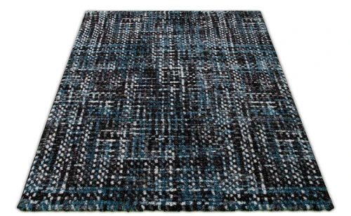 Dywan Rust płótno granat 80 cm x 150 cm - Nowoczesne fasony do salonu i pokoju