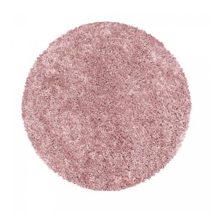 Dywan shaggy Sydney różowy 160 cm x 160 cm koło