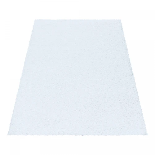 Dywan shaggy Sydney biały 80 cm x 150 cm  - Nowoczesne fasony do salonu i pokoju