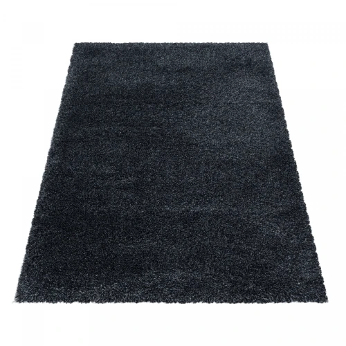 Dywan shaggy Fluffy Super Soft antracyt 80 cm x 150 cm - Nowoczesne fasony do salonu i pokoju