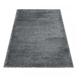 Dywan shaggy Fluffy Super Soft jasno szary 240 cm x 340 cm   