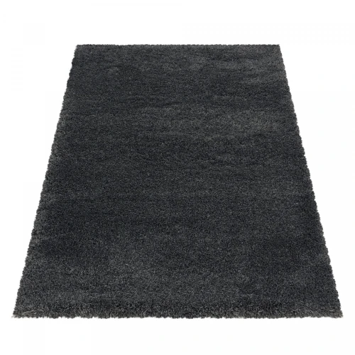 Dywan shaggy Fluffy Super Soft szary 200 cm x 290 cm   - Nowoczesne fasony do salonu i pokoju