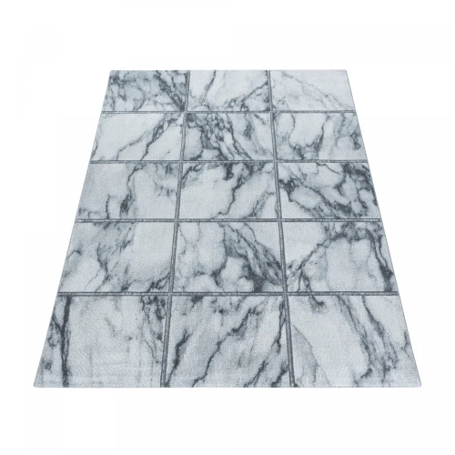 Dywan ekskluzywny Naxos marmur szary 160 cm x 230 cm - Nowoczesne fasony do salonu i pokoju