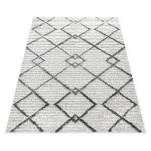Dywan nowoczesny 3D La Casa ornament kremowy 80 cm x 150 cm 