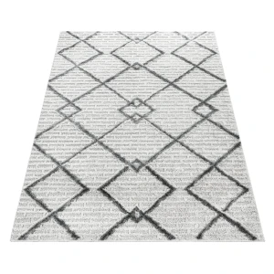 Dywan nowoczesny 3D La Casa ornament kremowy 80 cm x 150 cm 