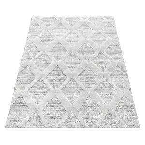 Dywan nowoczesny 3D La Casa romby kremowy 280 cm x 370 cm