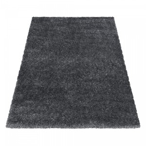 Dywan shaggy poliestrowy Brilliant szary 280 cm x 370 cm   