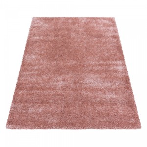 Dywan shaggy poliestrowy Brilliant różowy 280 cm x 370 cm  