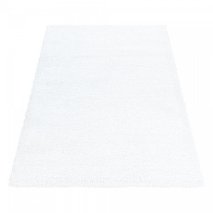 Dywan shaggy poliestrowy Brilliant Biały 120 cm x 170 cm 