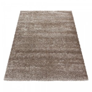 Dywan shaggy poliestrowy Brilliant beżowy 120 cm x 170 cm 
