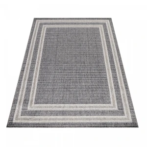 Dywan płaskotkany Aruba szary 60 cm x 100