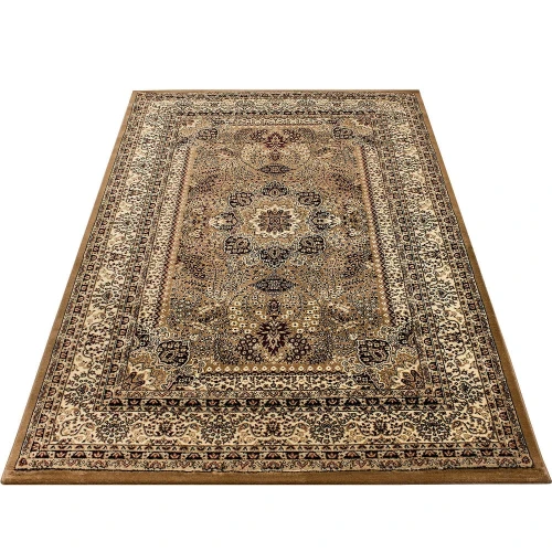 Dywan klasyczny Marrakesh ornament beżowy 160 cm x 230 cm  - Nowoczesne fasony do salonu i pokoju