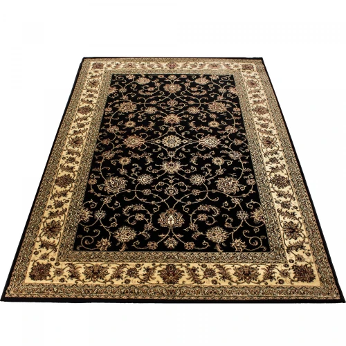 Dywan klasyczny Marrakesh czarno-kremowy 300 cm x 400 cm     - Nowoczesne fasony do salonu i pokoju