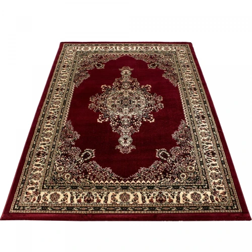 Dywan klasyczny Marrakesh rozeta czerwony 240 cm x 340 cm  - Nowoczesne fasony do salonu i pokoju