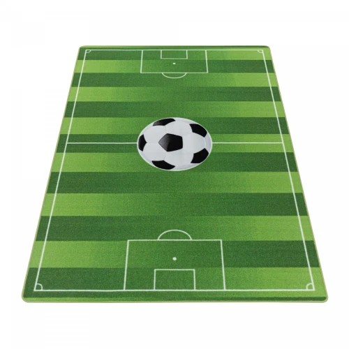 Dywan dziecięcy Play boisko zielony 120 cm x 170 cm - Nowoczesne fasony do salonu i pokoju