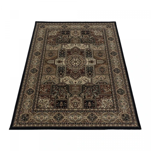 Dywan klasyczny Kashmir beżowo-czarny 80 cm x 150 cm - Nowoczesne fasony do salonu i pokoju