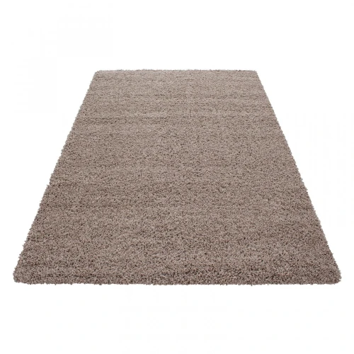 Dywan shaggy Dream beżowy 120 cm x 170 cm   - Nowoczesne fasony do salonu i pokoju