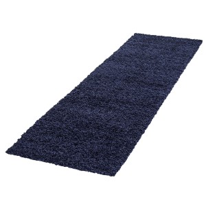 Dywan Shaggy Granatowy 80 cm x 250 cm
