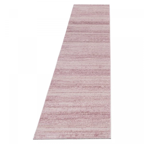 Dywan nowoczesny Plus różowy 80 cm x 300 cm - Nowoczesne fasony do salonu i pokoju