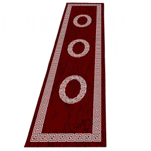 Dywan nowoczesny Plus ornament czerwony 80 cm x 300 cm