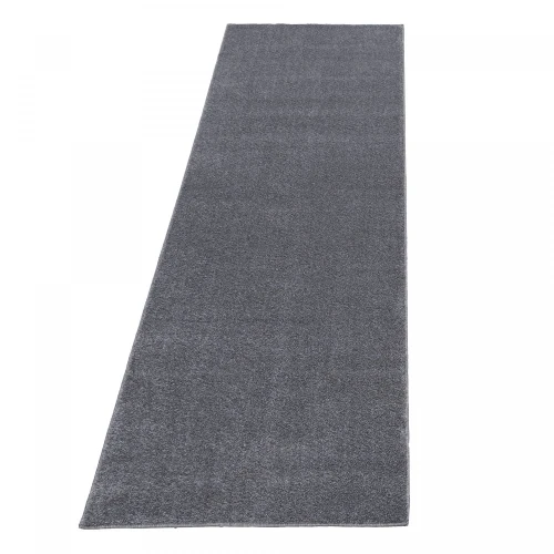 Dywan jednolity ATA jasnoszary 80 cm x 250 cm  - Nowoczesne fasony do salonu i pokoju