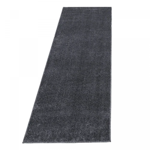 Dywan jednolity Ata szary 80 cm x 250 cm  - Nowoczesne fasony do salonu i pokoju