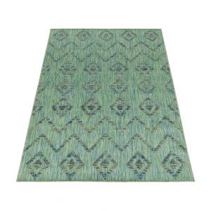 Dywan sznurkowy Bahama 3D Boho zielony 80 cm x 250 cm 