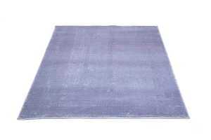Dywan pluszowy Catwalk srebrny 120 cm x 160 cm  