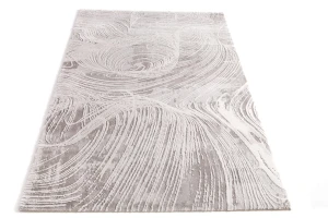 Dywan Akrylowy Clamente Linie Kremowo-Szary  80 cm x 300 cm 