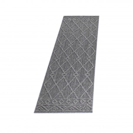 Dywan sznurkowy Patara boho szary 80 cm x 250 cm - Nowoczesne fasony do salonu i pokoju