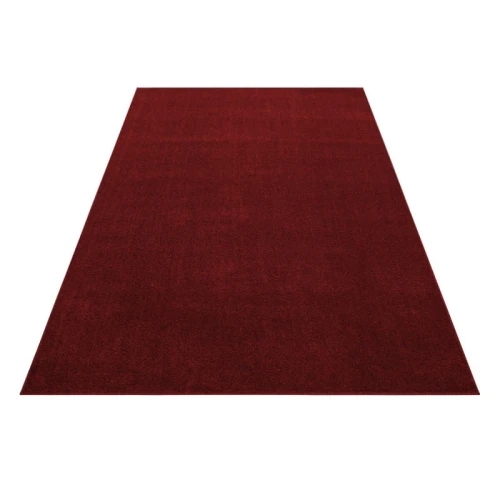 Dywan jednolity Ata czerwony 160 cm x 230 cm - Nowoczesne fasony do salonu i pokoju