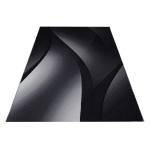 Dywan nowoczesny Plus linie czarny 280 cm x 370 cm