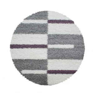 Dywan Shaggy Gala lila 120 cm x 120 cm koło 
