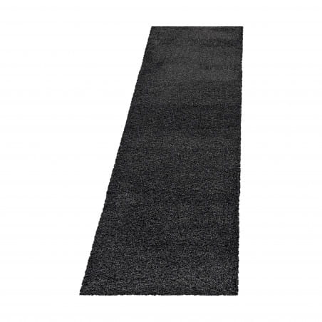Dywan shaggy Fluffy Super Soft szary 80 cm x 250 cm - Nowoczesne fasony do salonu i pokoju