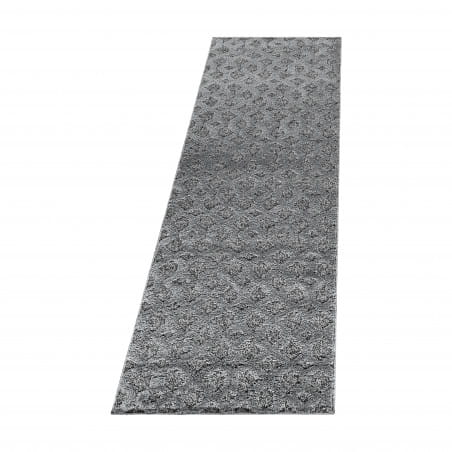 Dywan nowoczesny 3D La Casa szary 80 cm x 250 cm - Nowoczesne fasony do salonu i pokoju