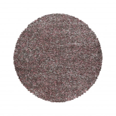 Dywan shaggy Enjoy rose multikolor 80 cm x 80 cm koło - Nowoczesne fasony do salonu i pokoju