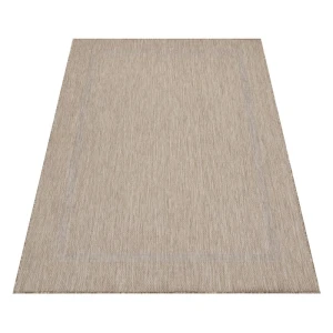 Dywan zewnętrzny Relax ramka beżowy 60 cm x 100 cm