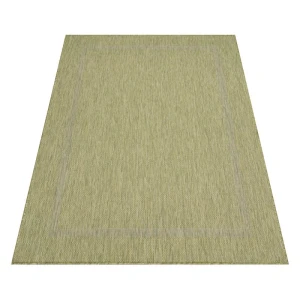 Dywan zewnętrzny Relax ramka zielony 280 cm x 370 cm   