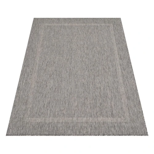 Dywan zewnętrzny Relax szary 240 cm x 340 cm  - Nowoczesne fasony do salonu i pokoju