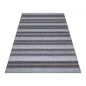 Dywan zewnętrzny Sunny paseczki antracyt 120 cm x 170 cm  