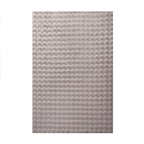 Dywan pluszowy Ambiance 3D beżowy 140 cm x200 cm - Nowoczesne fasony do salonu i pokoju
