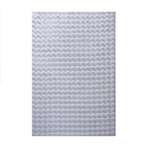 Dywan pluszowy Ambiance  3D srebrny 160 cm x 230 cm 