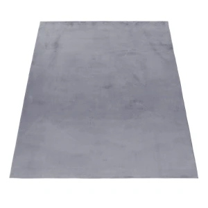 Dywan pluszowy Pouffy szary 60 cm x 110 cm